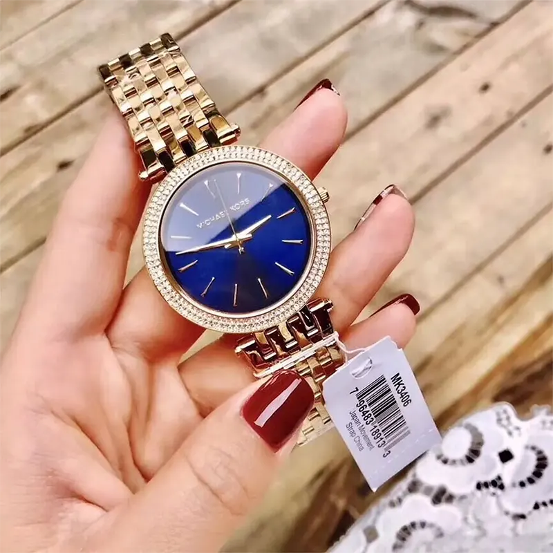 Michael kors darci blue best sale